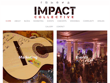 Tablet Screenshot of impactcollective.com
